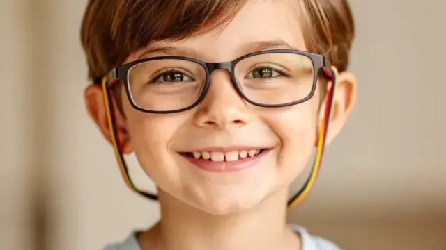 Illustration zum Thema Brillenband kinder anpassen