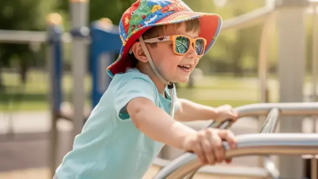 Kinder Sonnenbrille Band sichert die Brille beim Spielen und schützt vor Verlust