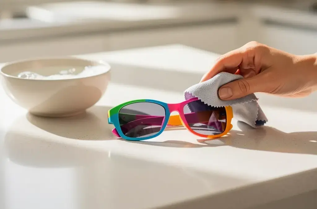 Tipps zur sicheren Reinigung von Kinder-Sonnenbrillen und Vermeidung von Schadstoffen