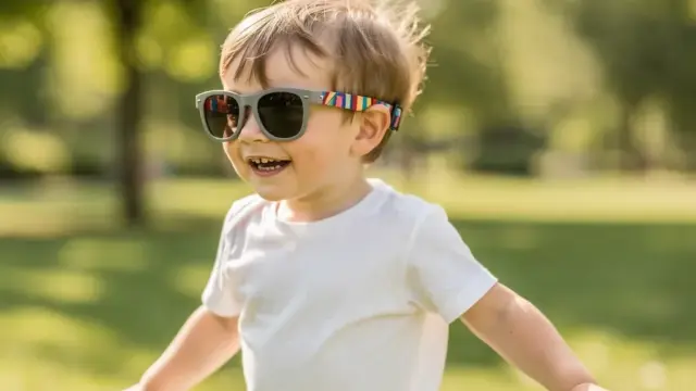 Kinder-Sonnenbrillen mit stylischen Brillenbändern für besten UV-Schutz und Komfort
