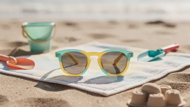 Bunte Kinder Sonnenbrillen-Trends für den Sommer 2024 mit UV-Schutz und verspielten Designs