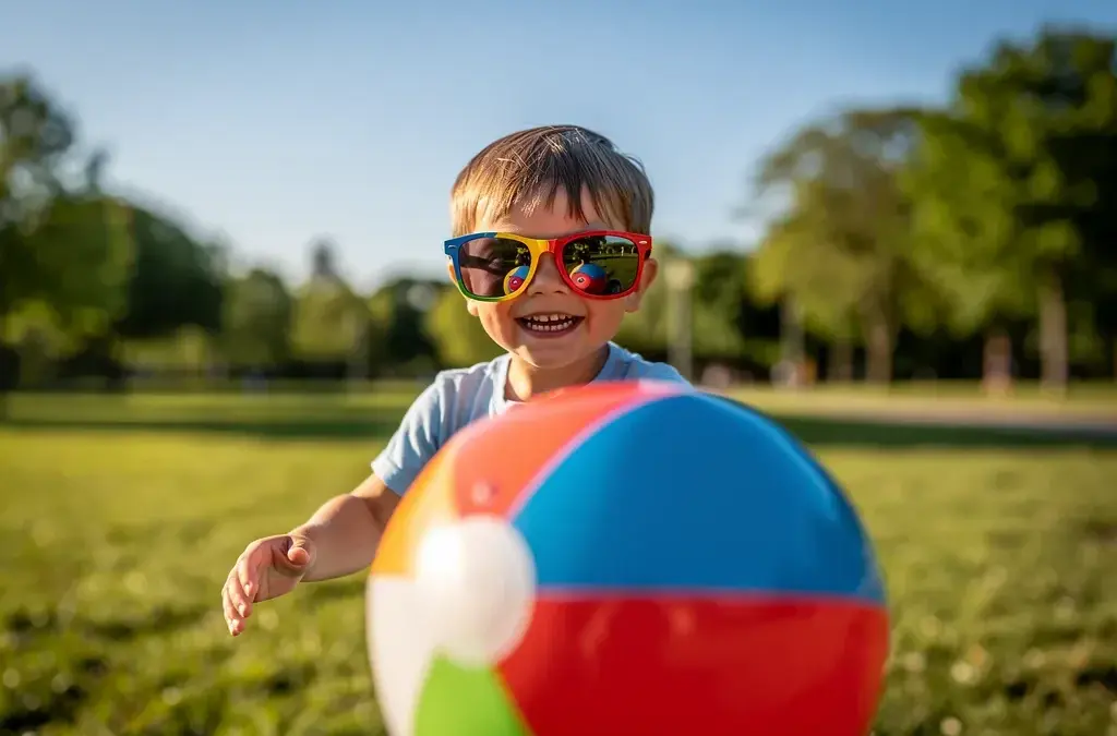 Bunte Kinder-Sonnenbrillen im Trend 2024 für optimalen Schutz und Stil