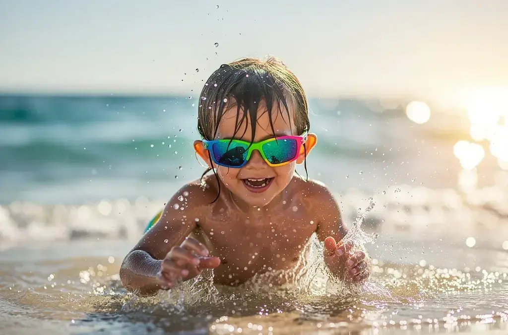 Kindersonnenbrillen im Test zum Schutz der Augen beim Wassersport
