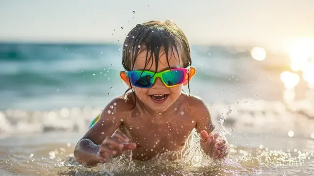 Kindersonnenbrillen im Test zum Schutz der Augen beim Wassersport