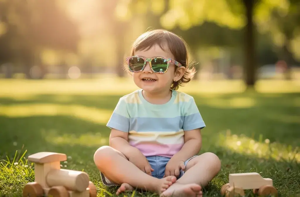 Nachhaltige Kinder-Sonnenbrillen aus umweltfreundlichen Materialien für optimalen UV-Schutz