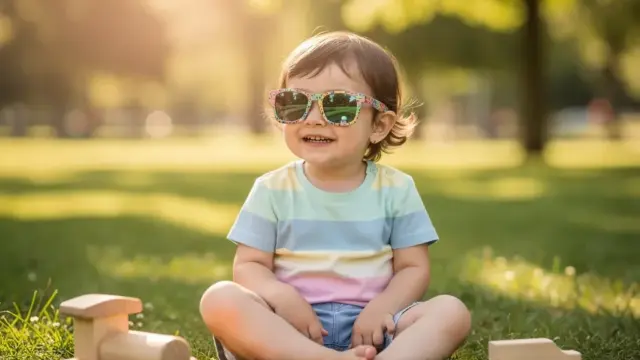 Nachhaltige Kinder-Sonnenbrillen aus umweltfreundlichen Materialien für optimalen UV-Schutz