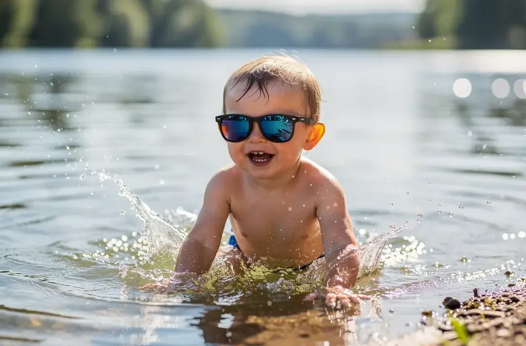 Polarisationsfilter für Kinder-Sonnenbrillen schützen vor UV-Strahlen und verbessern die Sichtqualität