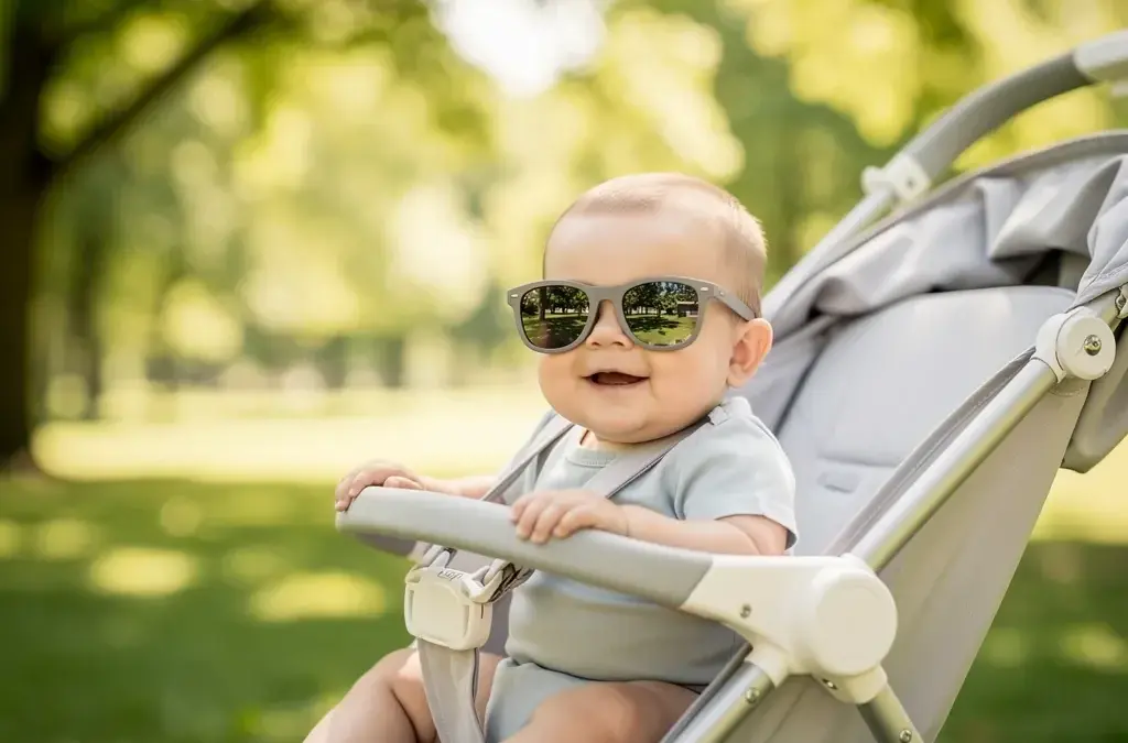 Sonnenbrille für Babys mit hohem UV-Schutz gegen schädliche Sonnenstrahlen