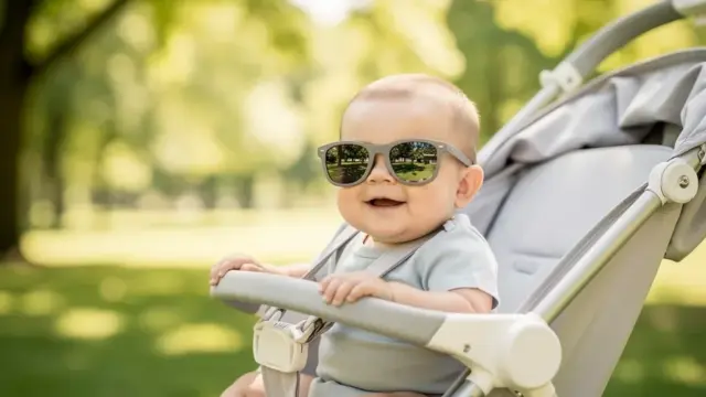 Sonnenbrille für Babys mit hohem UV-Schutz gegen schädliche Sonnenstrahlen