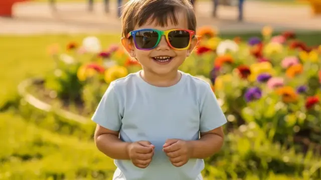 Sonnenbrille für Kinder aus schadstofffreien Materialien für optimalen Schutz