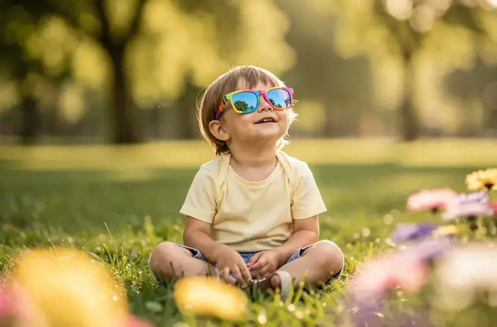 Sonnenbrille für Kinder mit optimalem UV-Schutz und sicherem Tragekomfort
