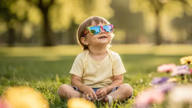 Sonnenbrille für Kinder mit optimalem UV-Schutz und sicherem Tragekomfort
