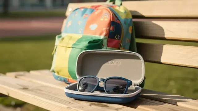 Sonnenbrille Schulranzen Etui schützt Brillen vor Kratzern und Stößen im Schulalltag