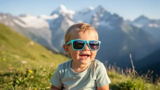 UV-Schutz Kinderbrille für optimalen Schutz empfindlicher Kinderaugen beim Wandern