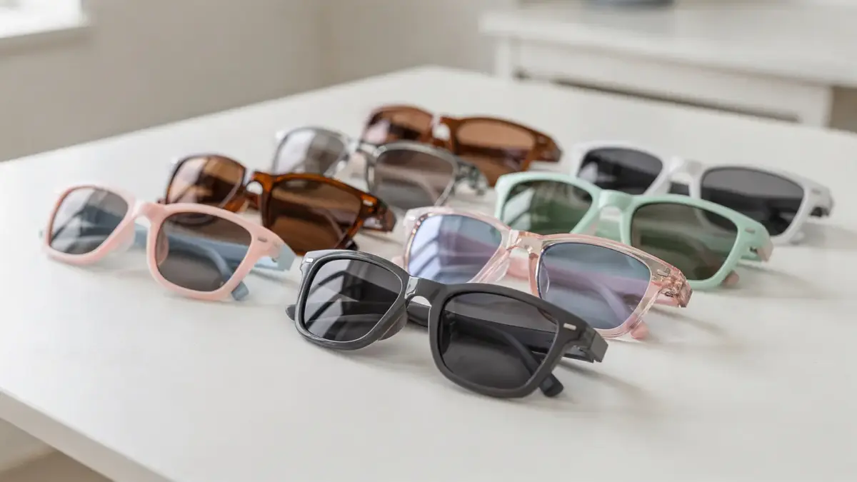 Kindersonnenbrillen in verschiedenen Materialien und Ausführungen zum Thema Kindersonnenbrille teuer