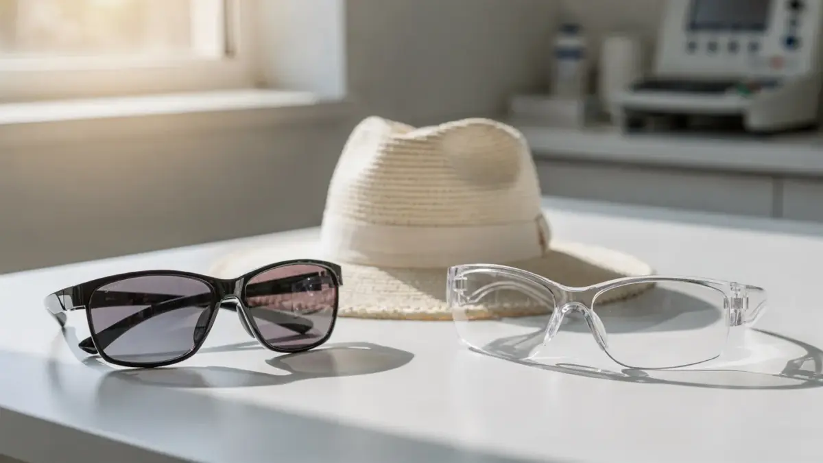 Sonnenbrille und UV-Schutz für die Augen bei zu viel Sonnenlicht